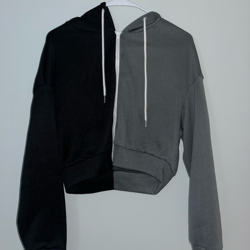 cute shein zip up!!